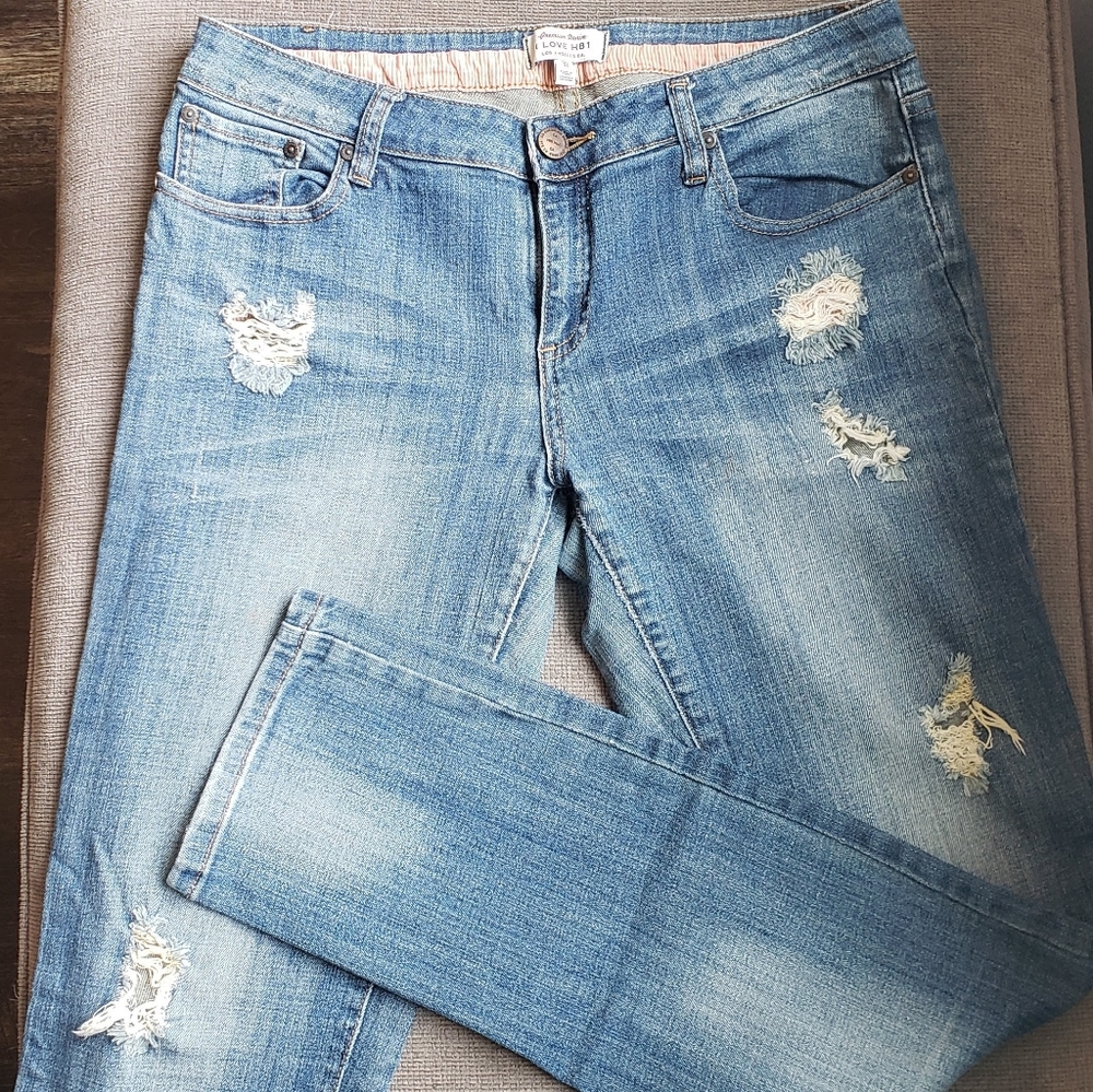 Premium Denim Ripped Blue Jeans size 30
